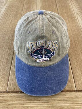 Vintage New Orleans Bourbons Street Royal French Quarter Baseball Cap Strapback